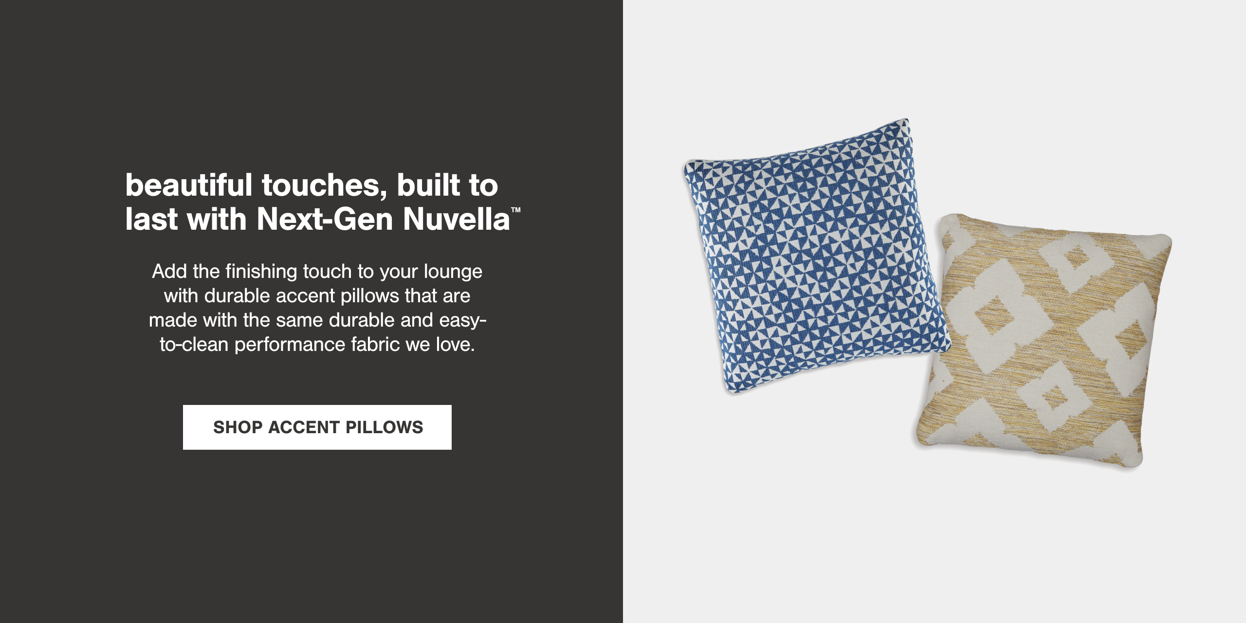 accent pillows